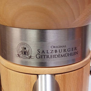 Salzburger Carina Grain Mill label Salzburger Carina Grain Mill label