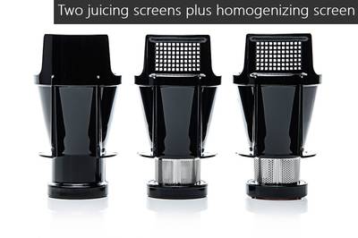 Sana EUJ-707 horizontal juicer screens