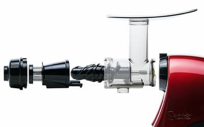 Sana EUJ-707 juicer plus oil extractor set red cleaning