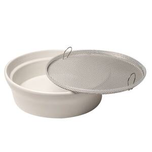 miska na klíčení obilovin 23 cm bílá