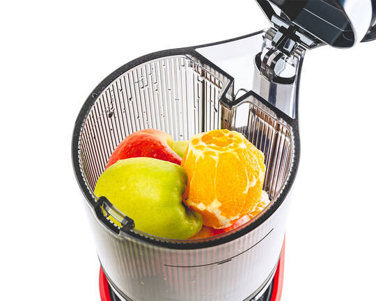 odšťavňovač Sana Juicer 878 | násypka